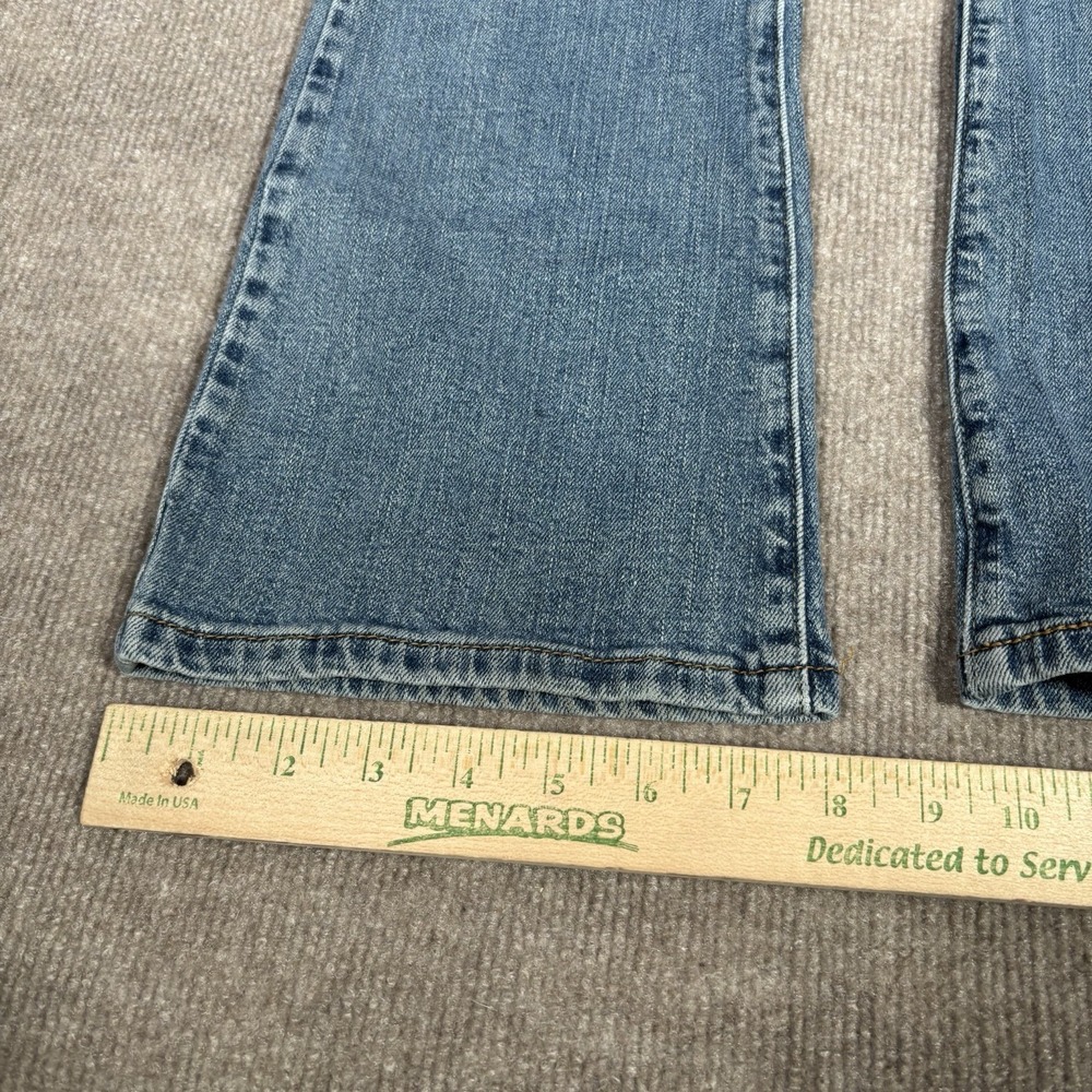 Vintage Levis 515 Jeans Womens 4S Bootcut Light Wash Blue Denim Western Y2K - Picture 16 of 16